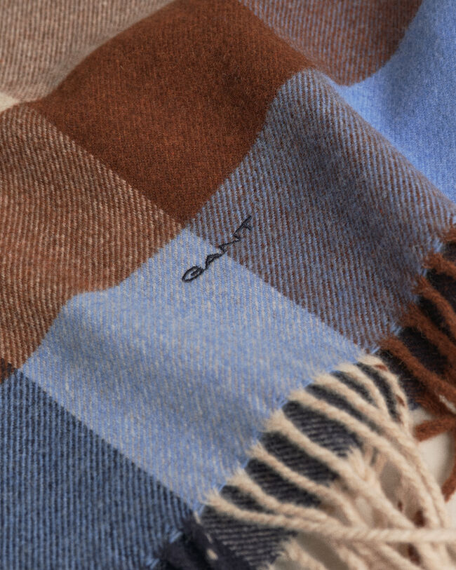 Mehrfarbig karierter Schal