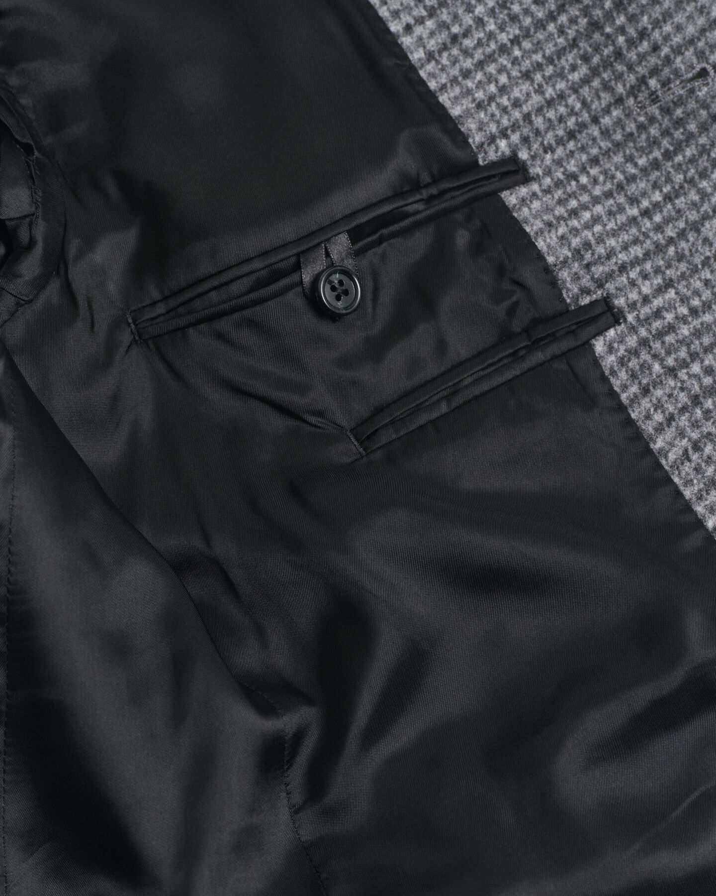 Zweifarbiger Wollmantel