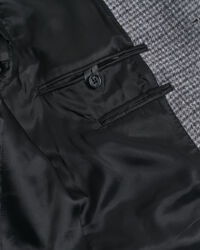 Zweifarbiger Wollmantel