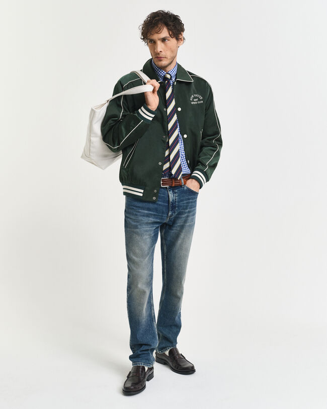 Regular Fit Classic Gingham Popeline Hemd