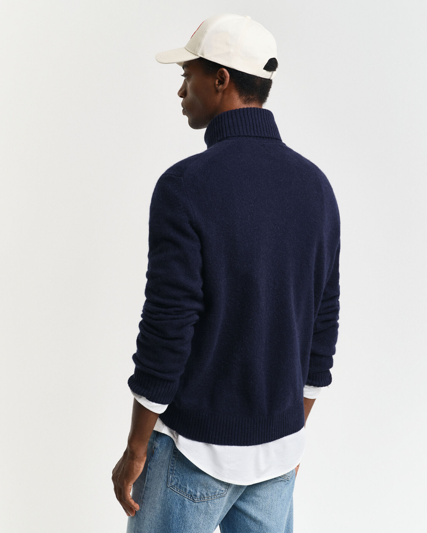 Rollkragenpullover aus Wollgemisch