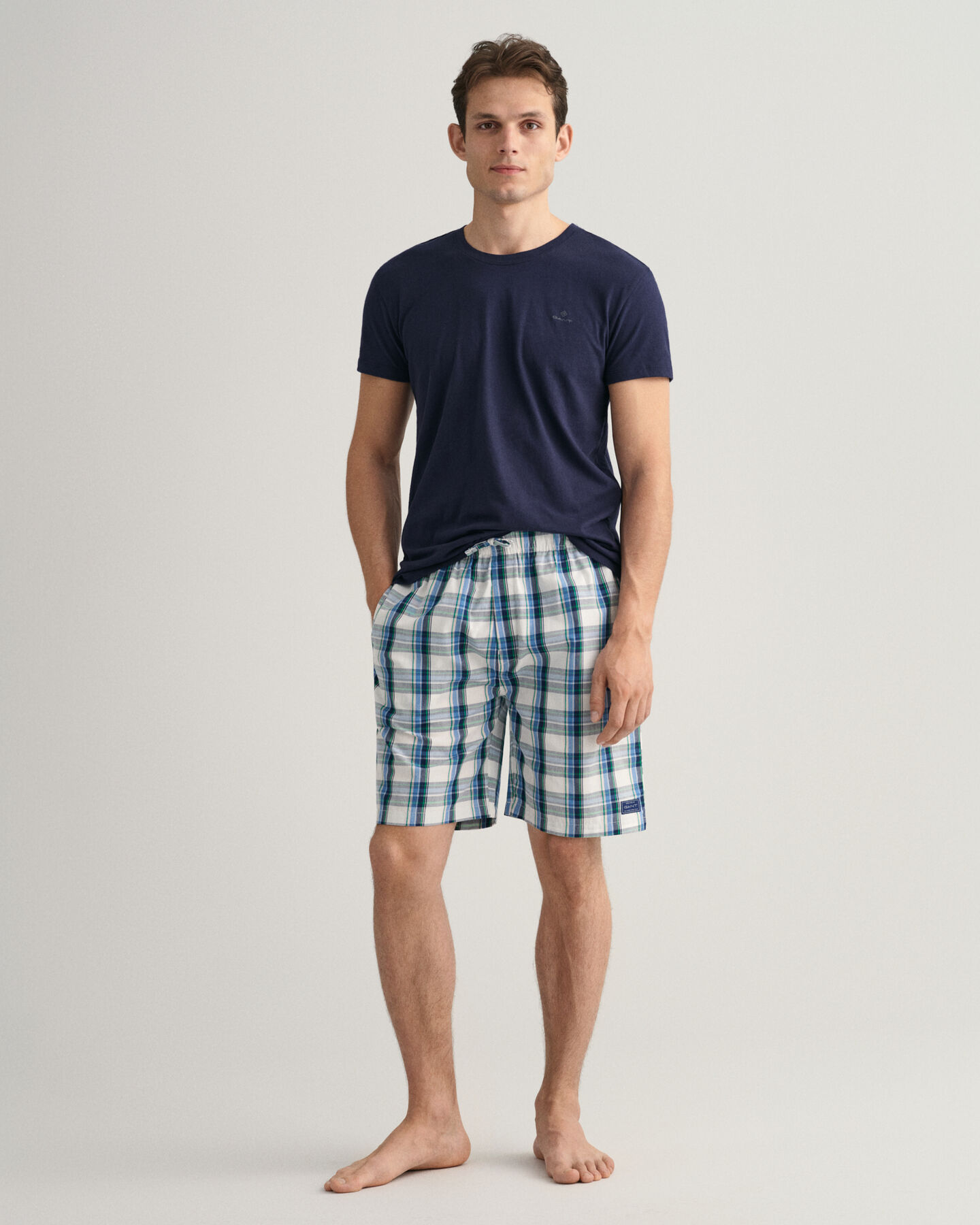 Pyjama-Shorts mit Karomuster