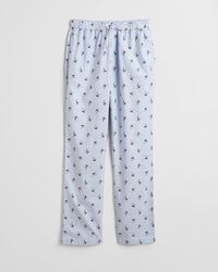Oxford-Pyjamahose mit Ski-Print