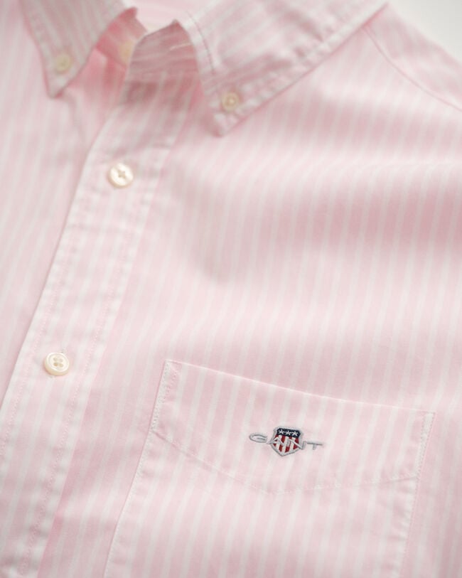 Regular Fit Classic Popeline Hemd mit Streifen