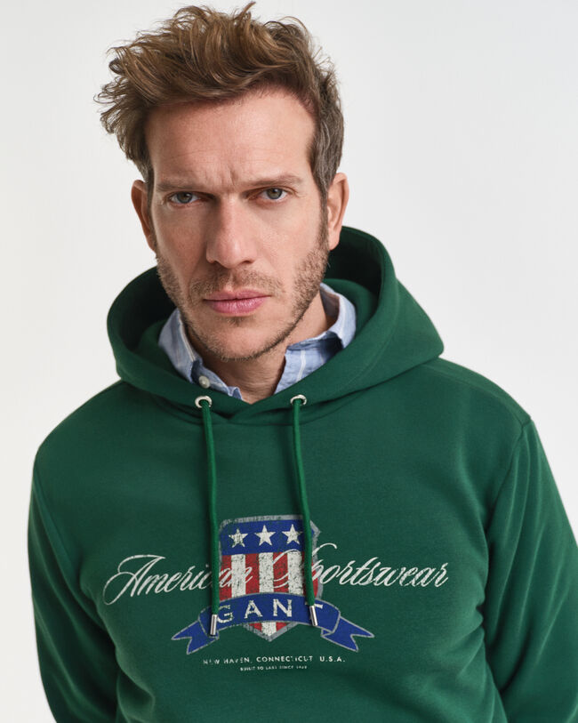 Crest Graphic Hoodie