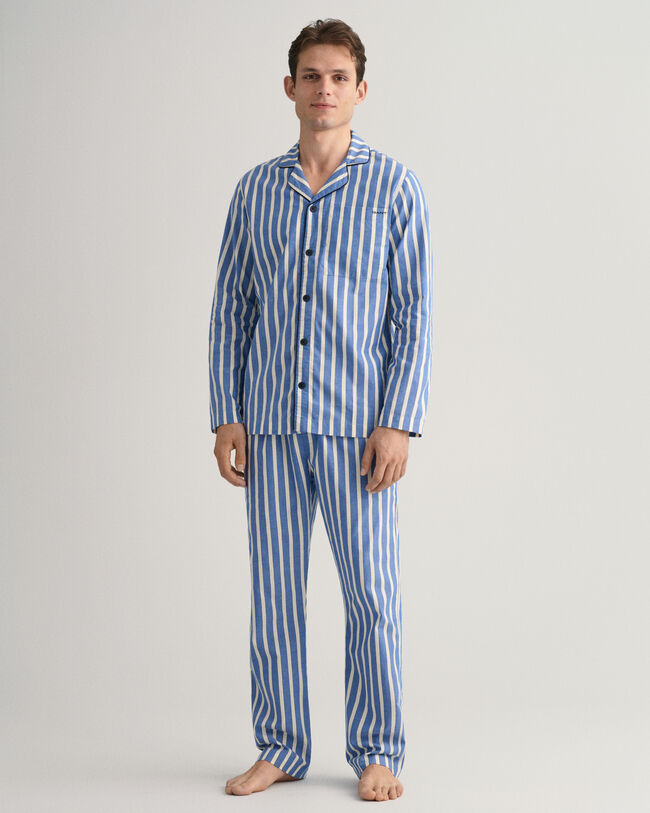 Pyjama mit Oxfordstreifen