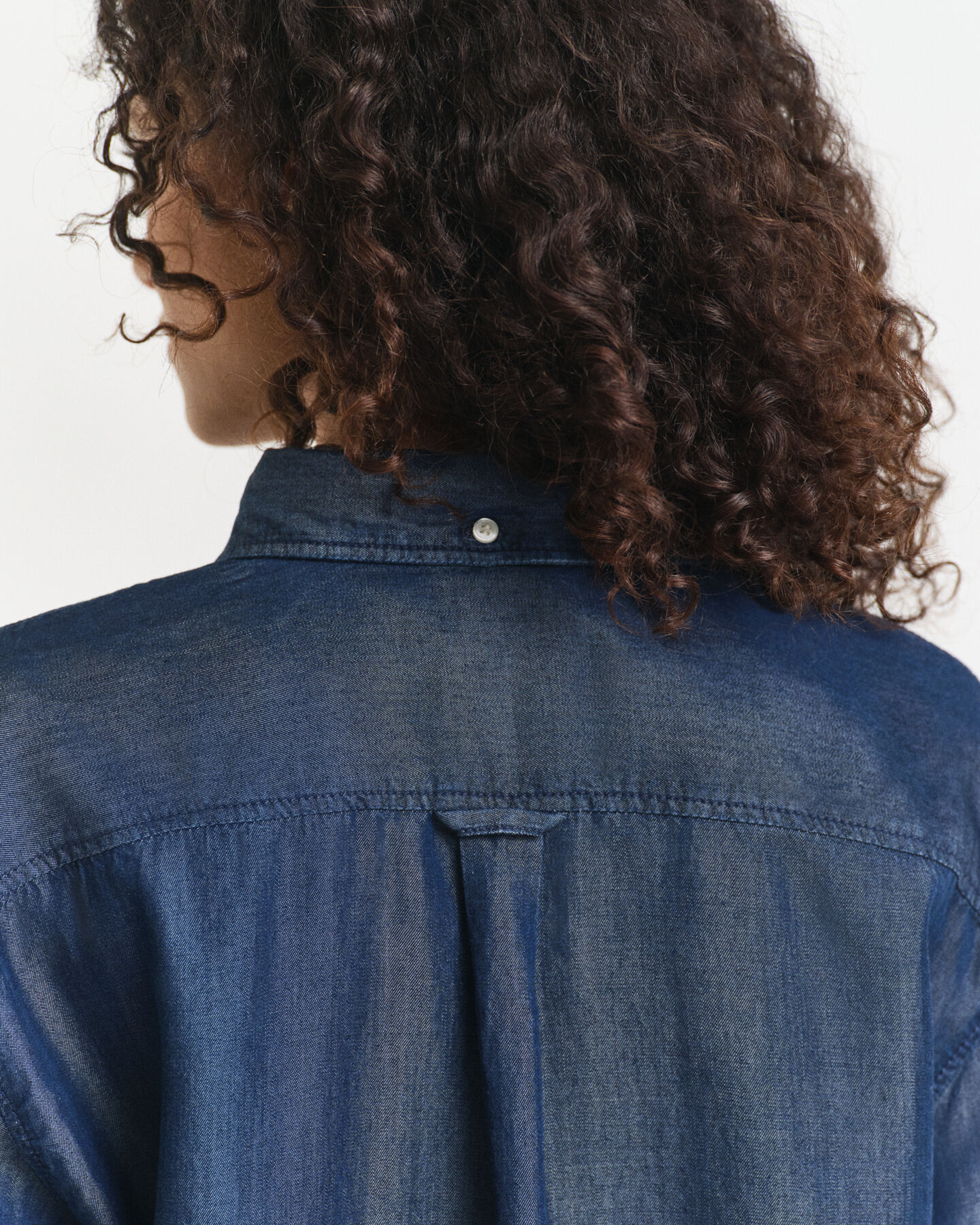 Relaxed Fit Indigo Bluse