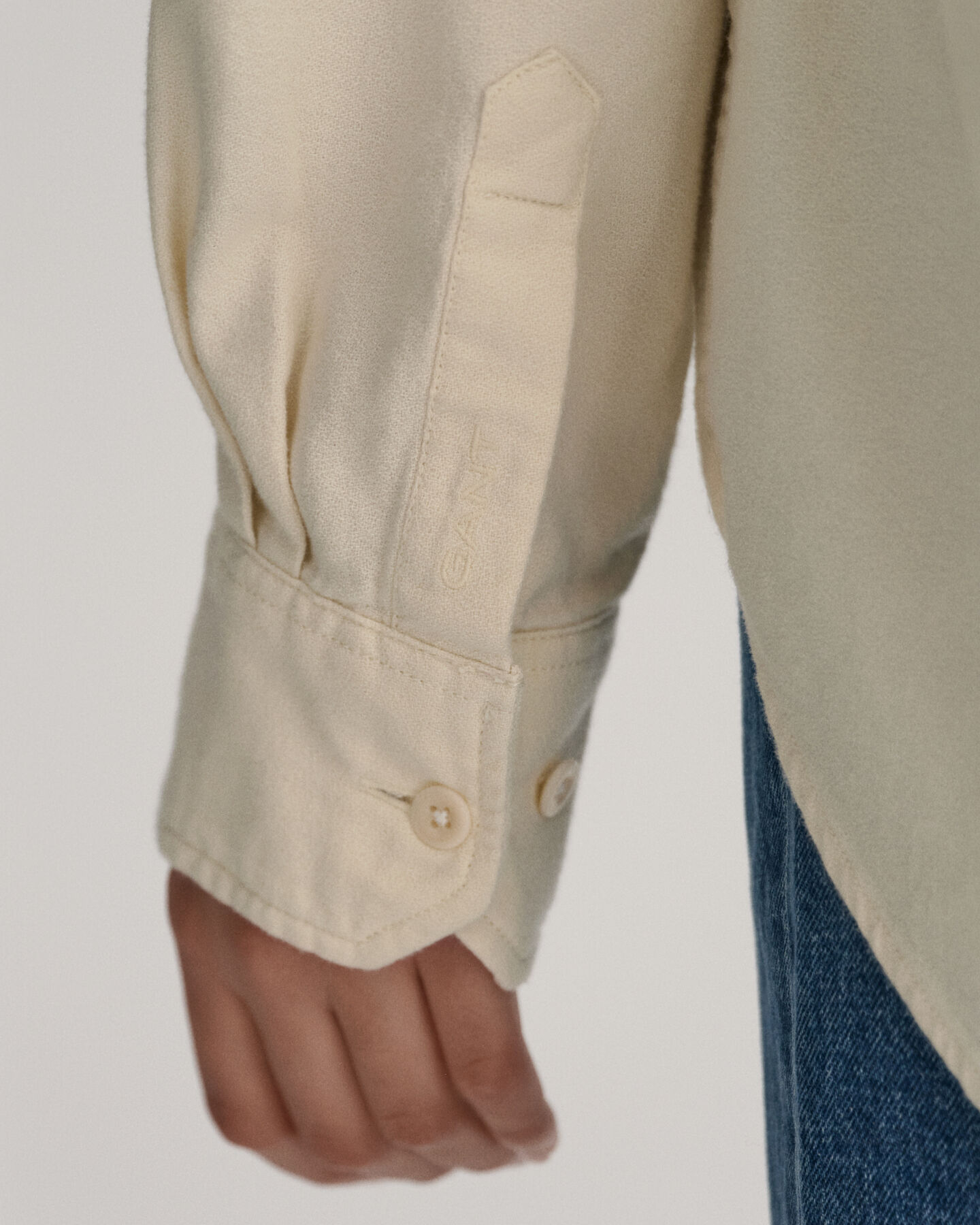 Relaxed Fit Utility-Bluse