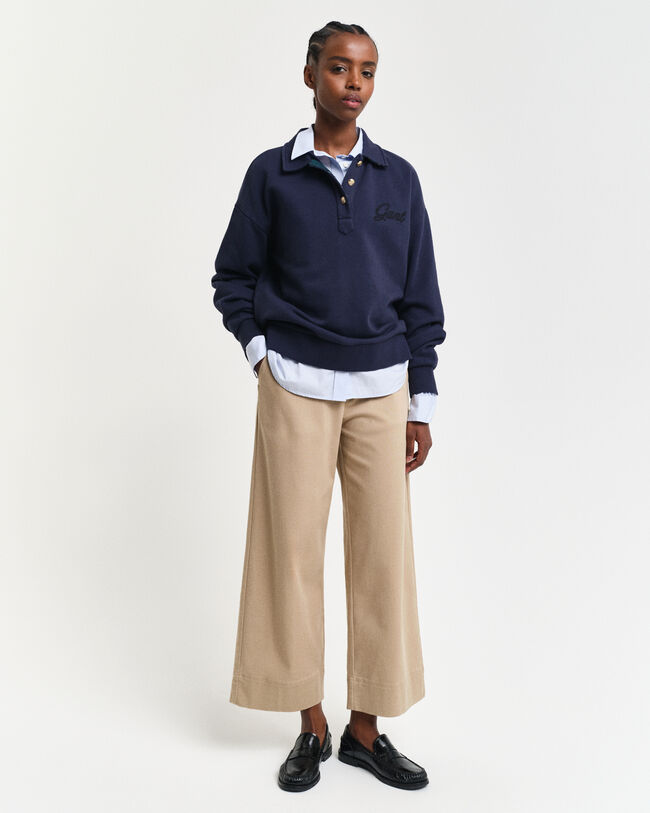 Script Graphic Rugger Sweatshirt