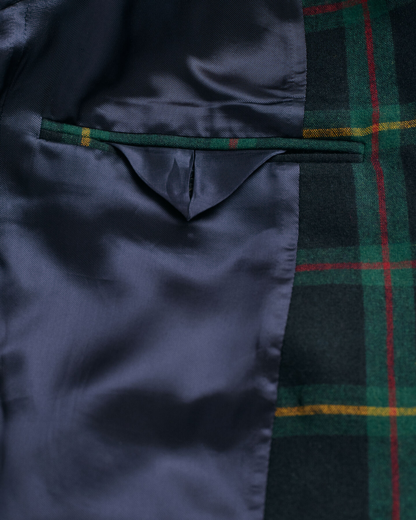 Regular Fit Anzugblazer mit Karomuster