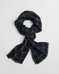 Karierter Foulard Schal aus Merinowolle