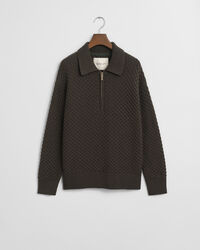 Troyer aus strukturierter Baumwolle