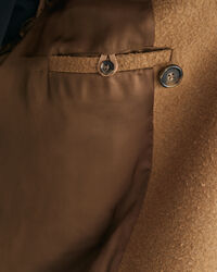 Zweireihiger Wollmantel