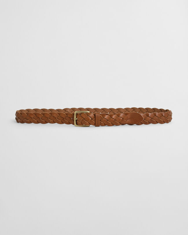 Flechtgürtel aus Leder