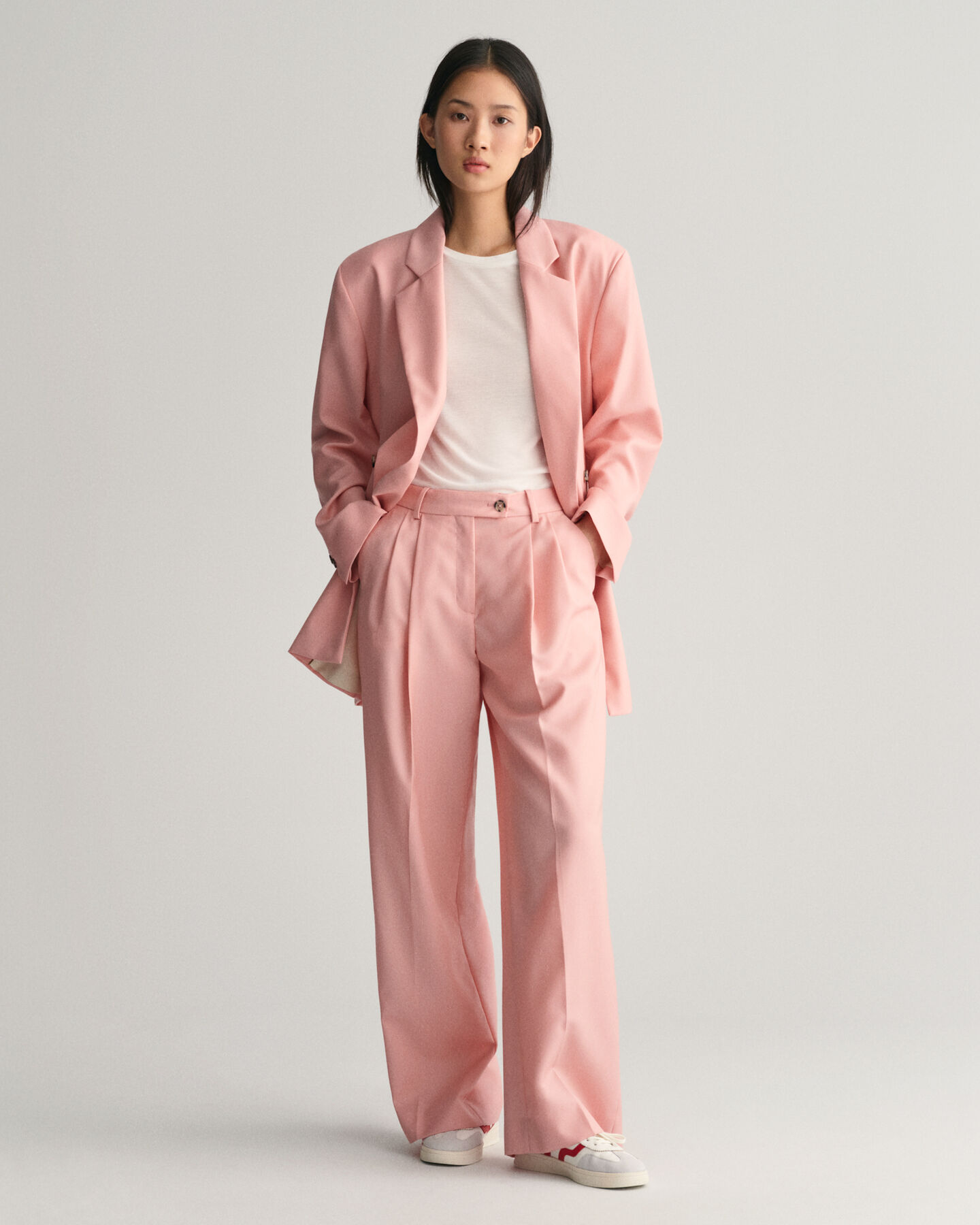 Relaxed Fit Hose mit weitem Bein