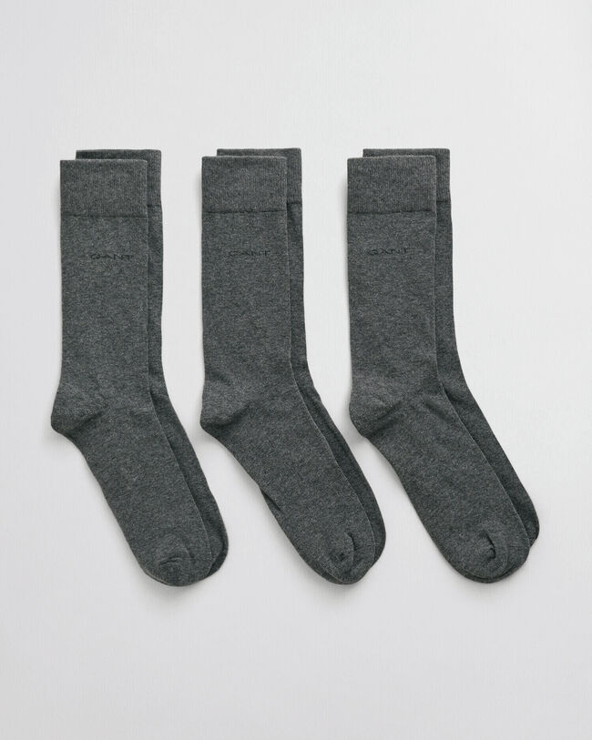 3er-Pack Weiche Baumwollsocken