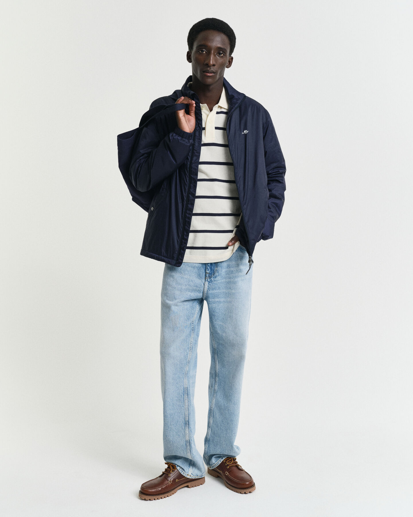 Poloshirt mit Streifen