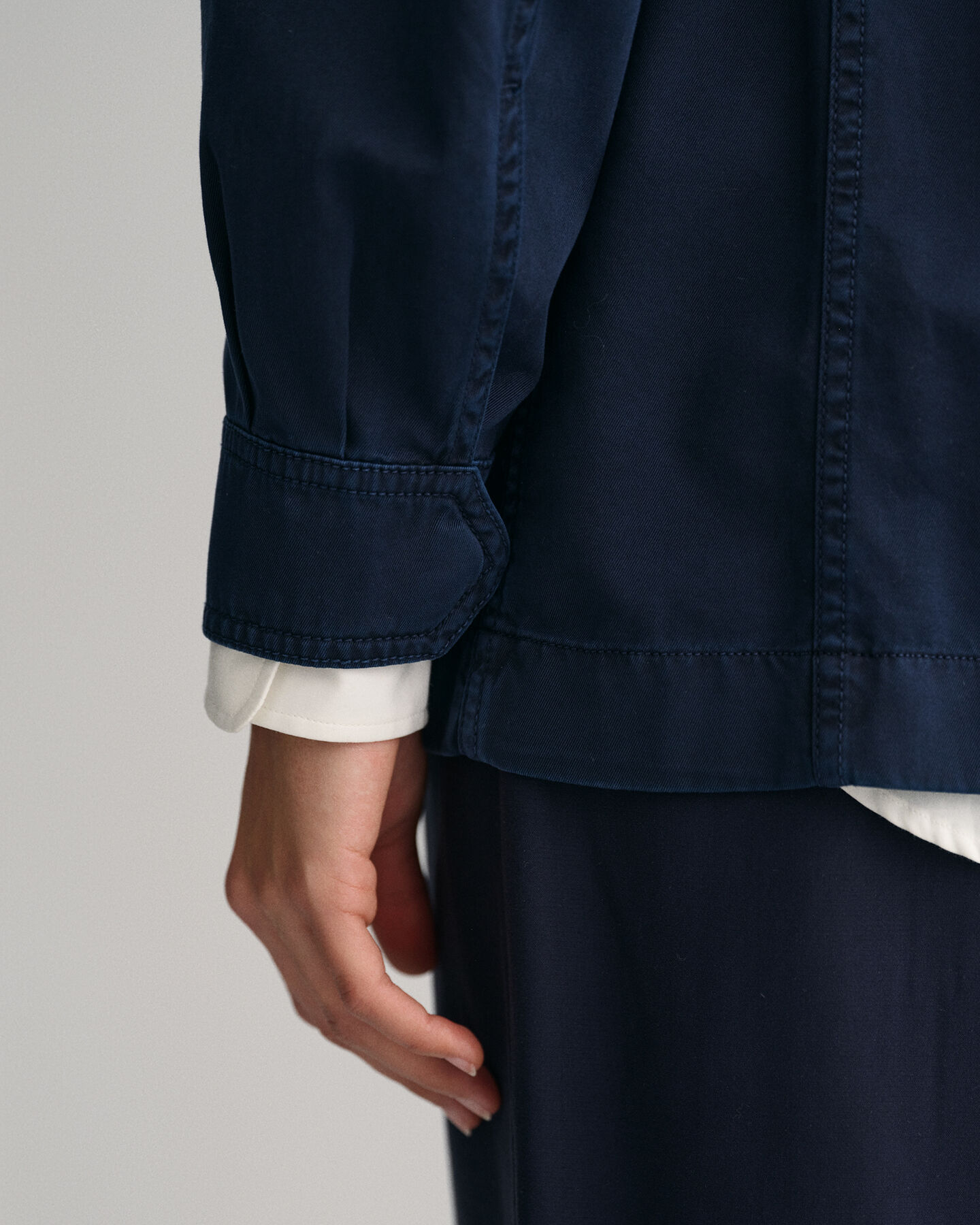 Stückgefärbte Feldjacke