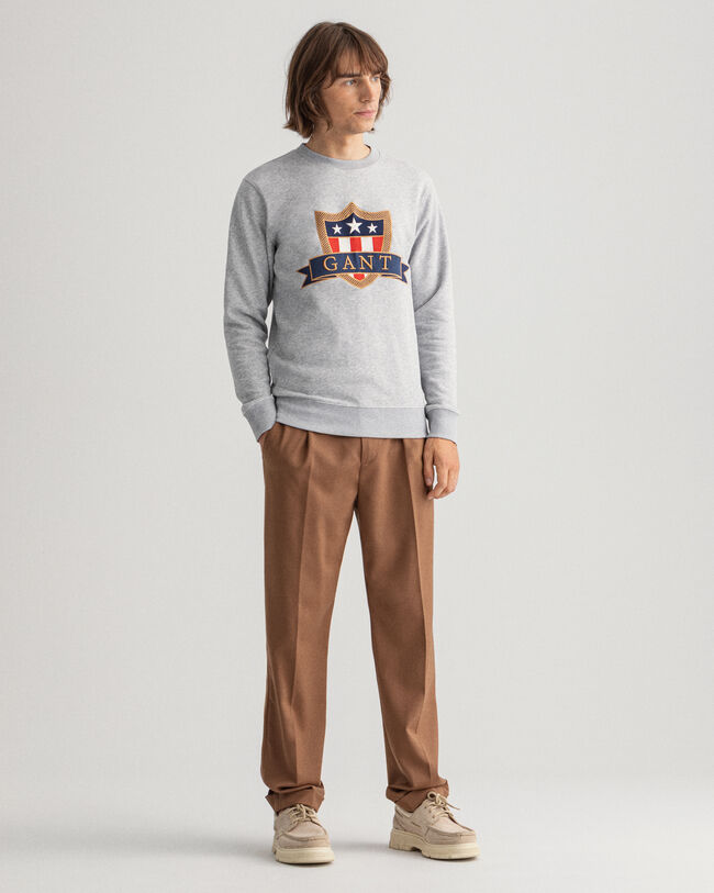 Banner Shield Rundhals-Sweatshirt