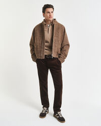 Sacker Rib Sweatshirt mit Reißverschlusskragen