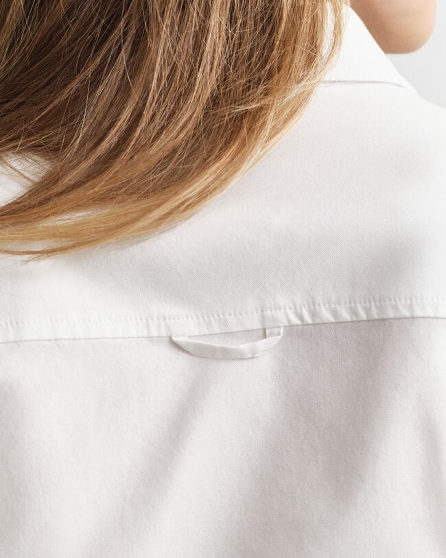 Slim Fit Oxford-Bluse mit Stretch