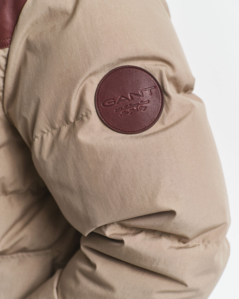 Baumwoll Parka mit Gänsedaunenfüllung