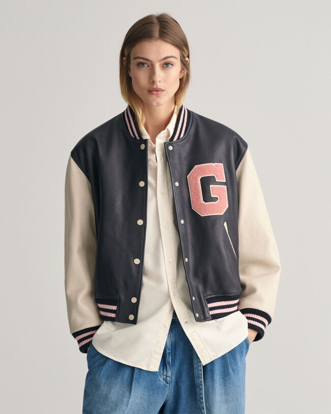 GANT Varsity Lederjacke