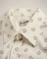 Wrangler x GANT Slim Fit Western Seidenhemd