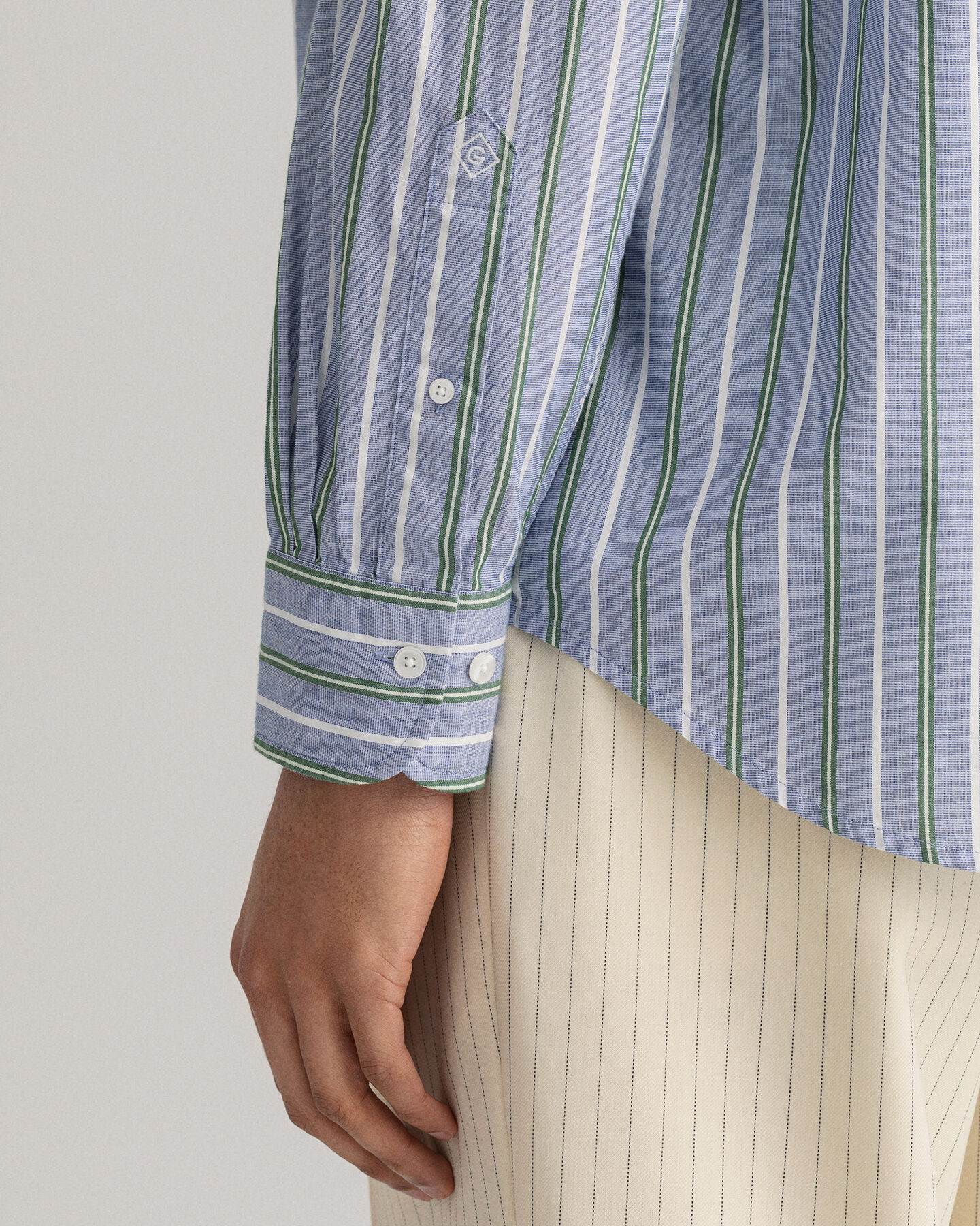 Relaxed Fit Fil-&agrave;-Fil Hemd