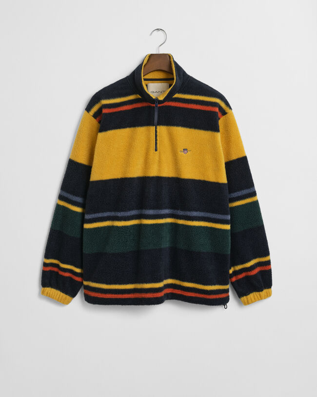 Gestreiftes Fleece Sweatshirt