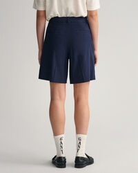 Stretch Leinen Shorts