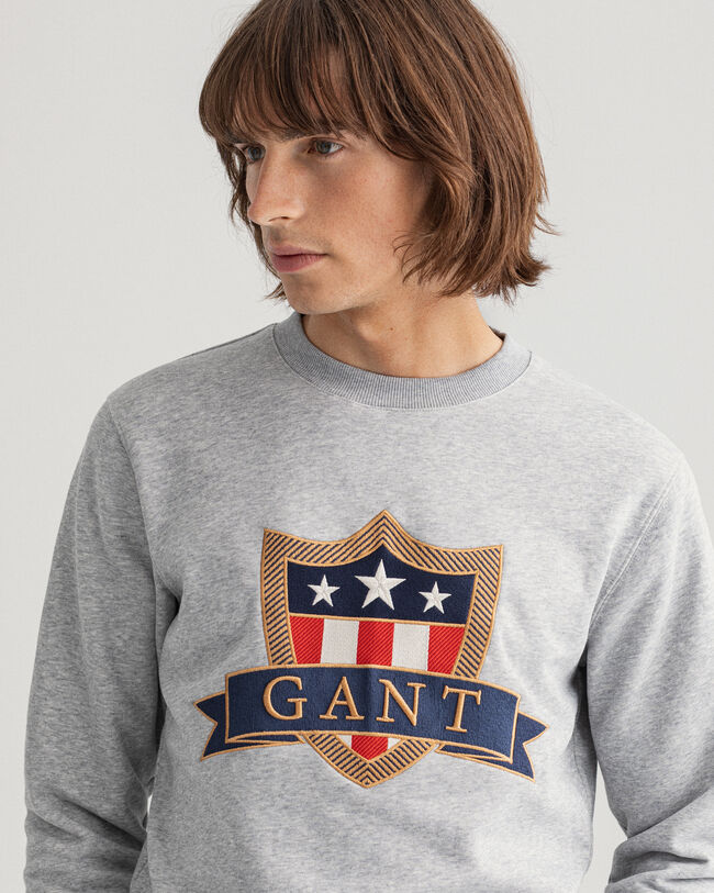 Banner Shield Rundhals-Sweatshirt