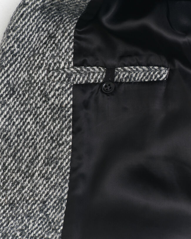 Tweedmantel aus Wolle