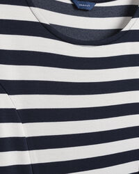 Gestreiftes Fit-and-Flare Kleid