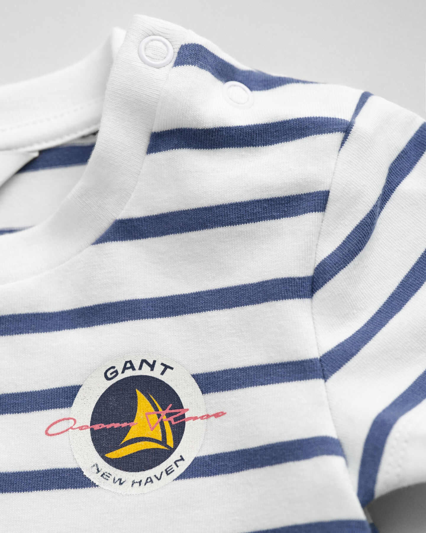 Baby Jersey Strampler mit Streifen