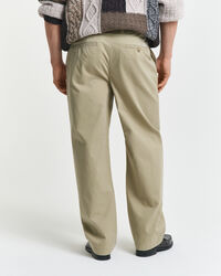 Relaxed Fit Chinohose aus Baumwolltwill