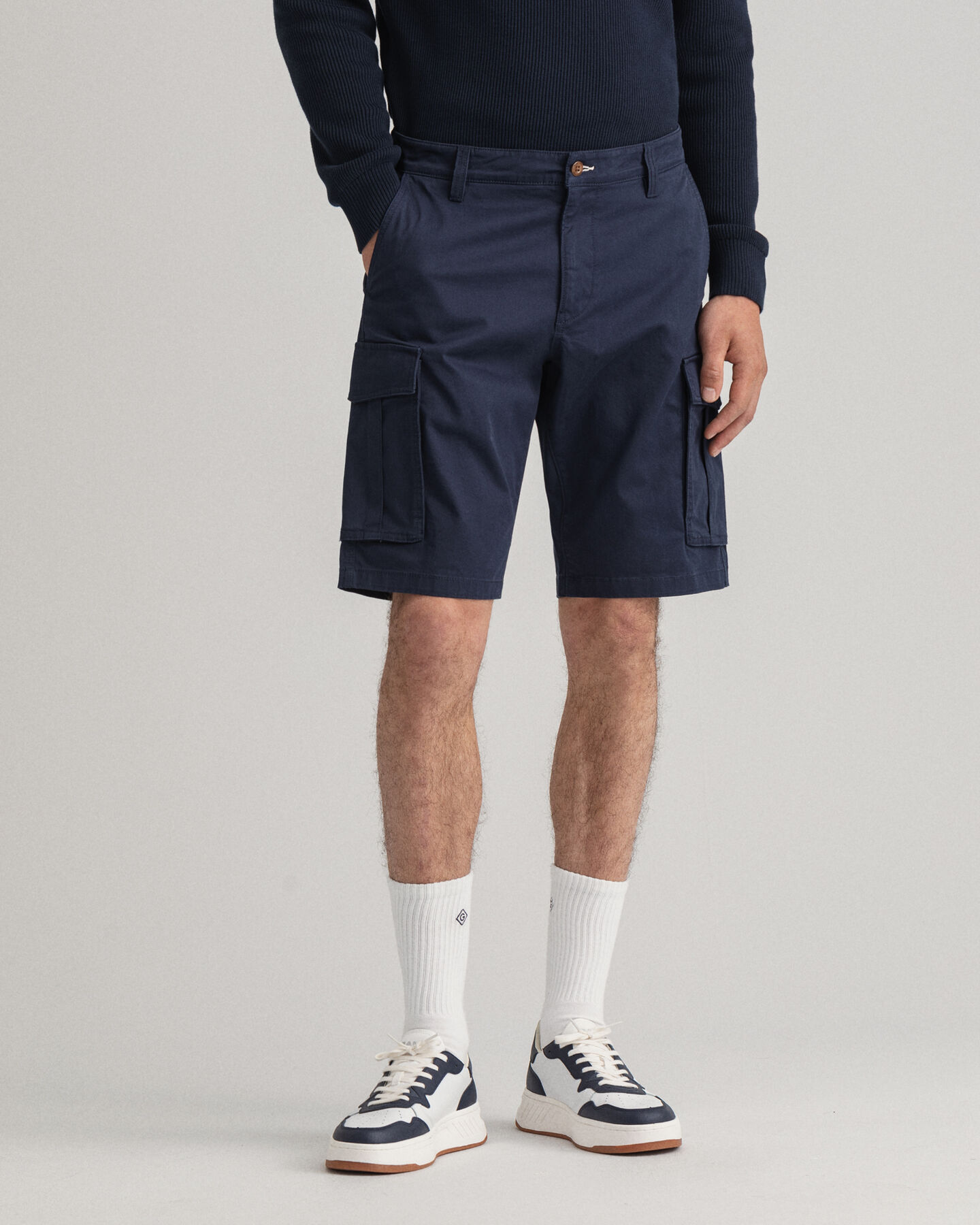 Relaxed Fit Cargoshorts aus Twill