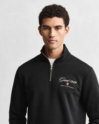 1949 Graphic Sweatshirt mit Reißverschlusskragen