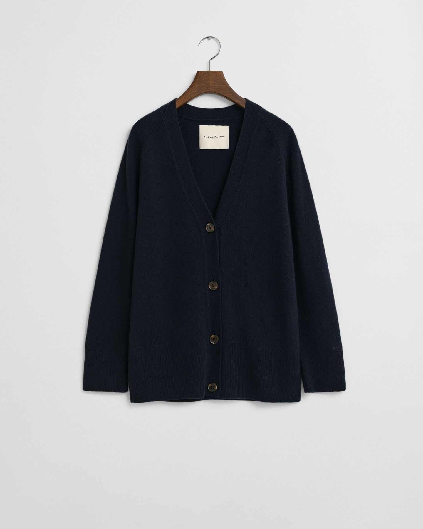 Strickjacke aus Wolle mit Kaschmiranteil