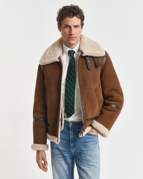 Shearling-Jacke