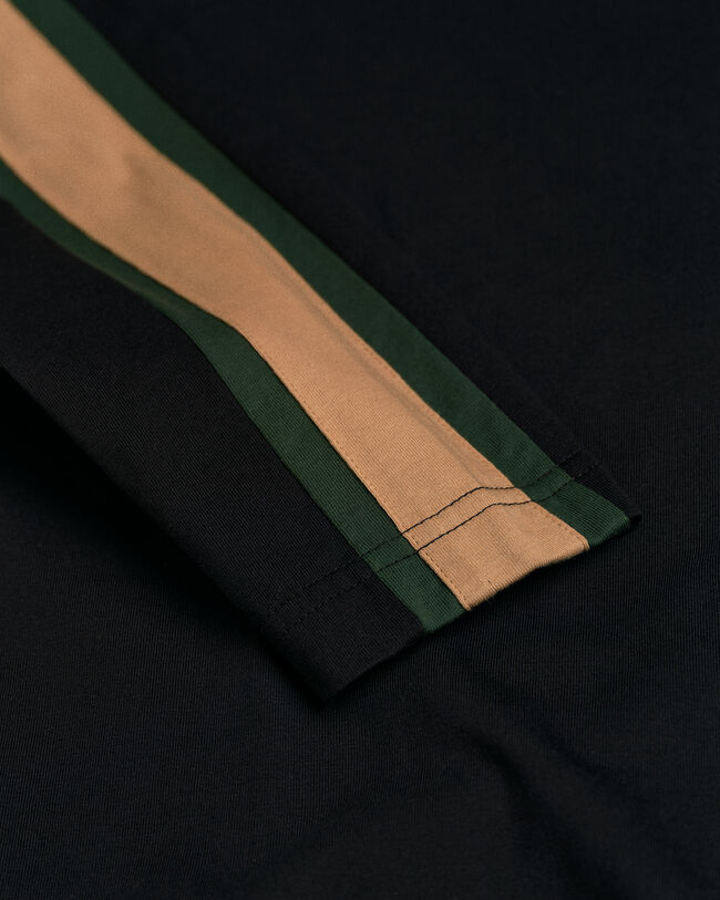 Teens Sporty Langarm-T-Shirt mit Streifen