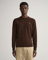 Rundhalspullover aus Super Fine Lambswool