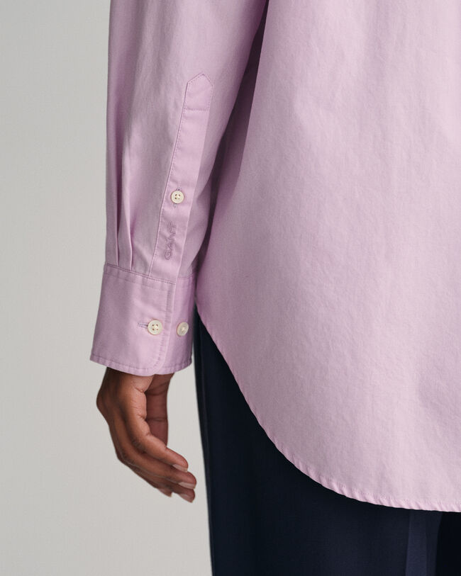 Relaxed Fit Popeline Bluse