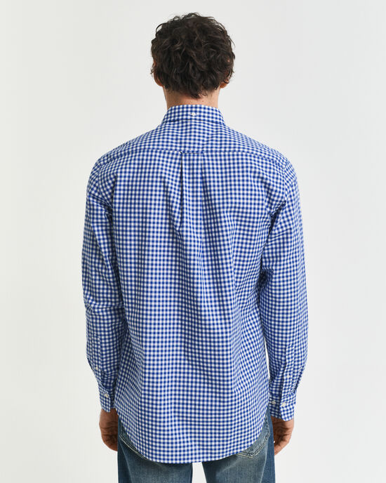 Regular Fit Classic Gingham Popeline Hemd