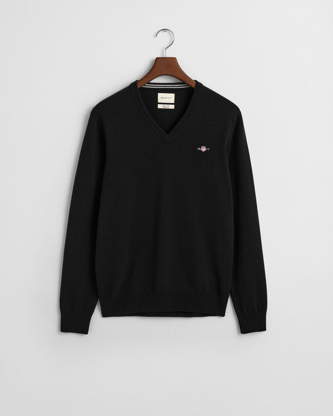 Superfine Lambswool V-Neck Pullover
