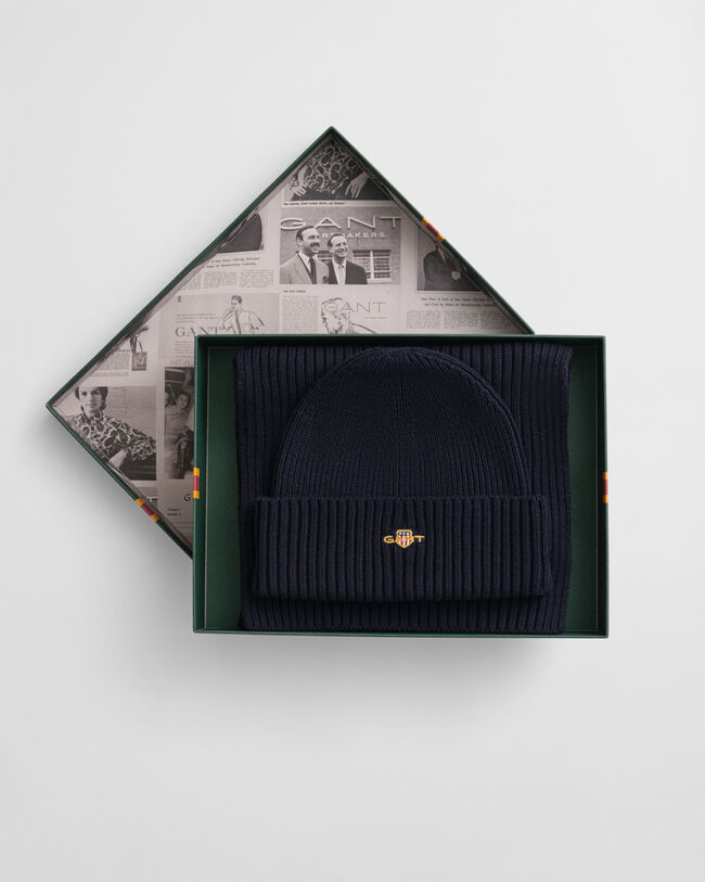 Shield Beanie & Schal Geschenkset