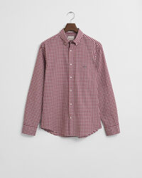 Regular Fit Classic Gingham Popeline Hemd