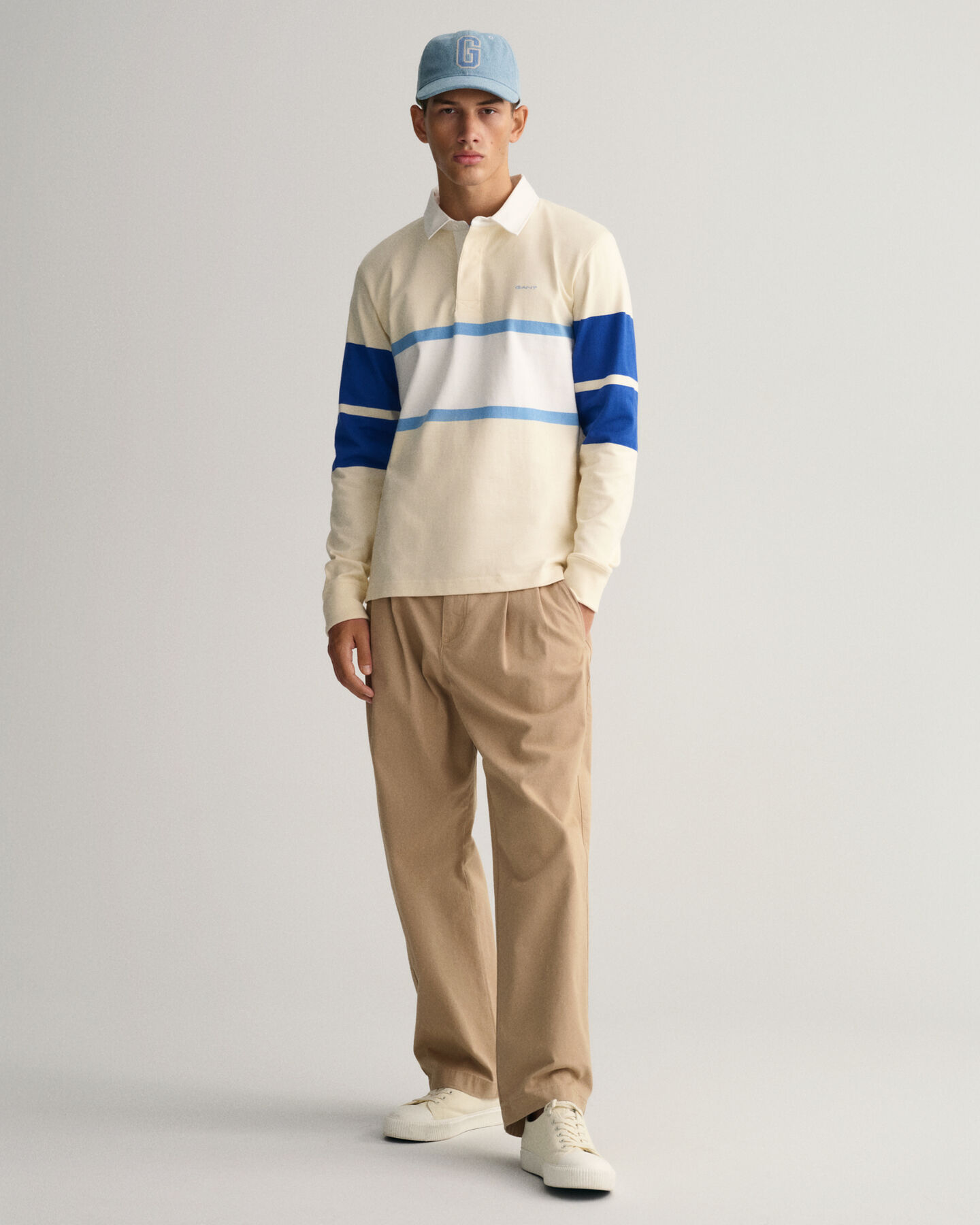 Rugger im Blockfarbendesign