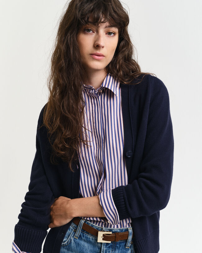 Classic Strickjacke aus Baumwolle