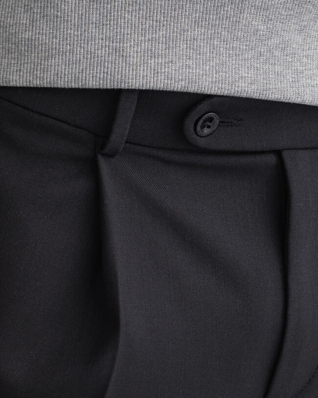 Fluid Bundfaltenhose